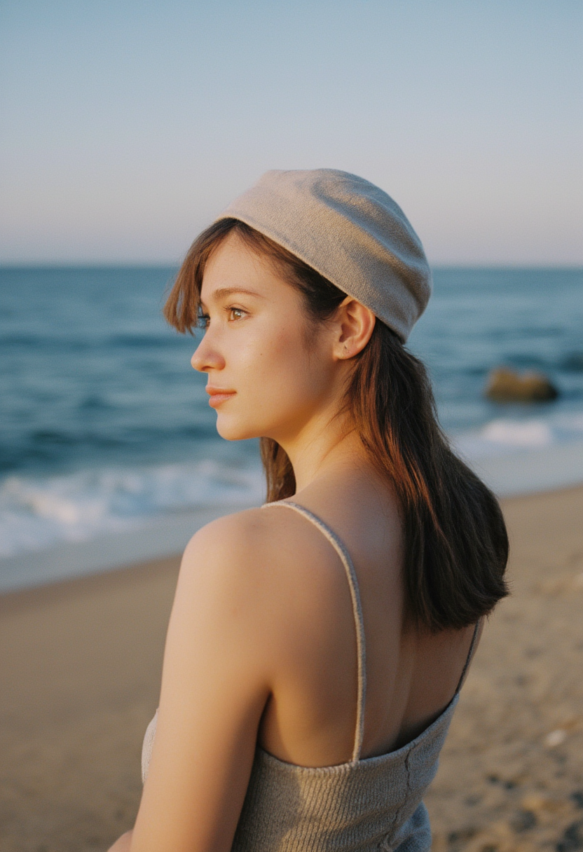 Girl by the sea