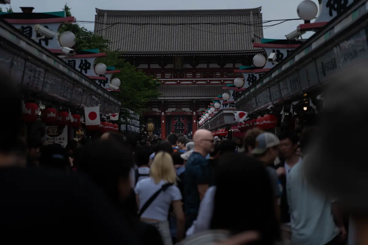Crowded Asakusa On Golden Week 