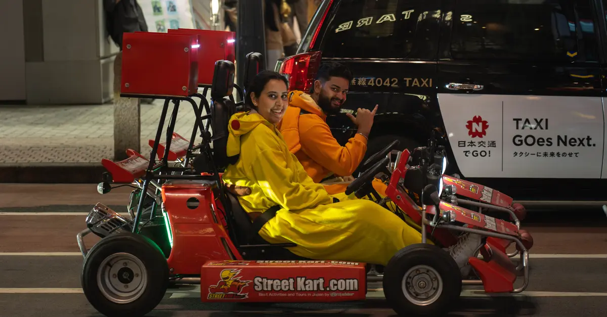 Mario Karting around Toyko 